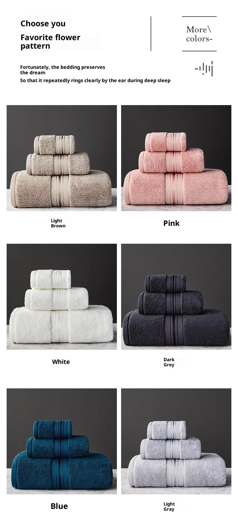 Egyptian Cotton Bath Towels Towels Combed Face Towels Set or Individually Suitable for Sports Travel Home Hotel and Bathroom Use