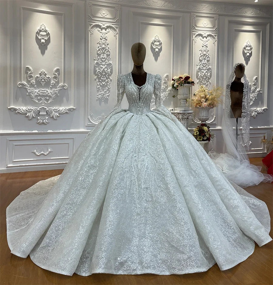 Customized Good Price Wedding Dress High Quality 100% Real