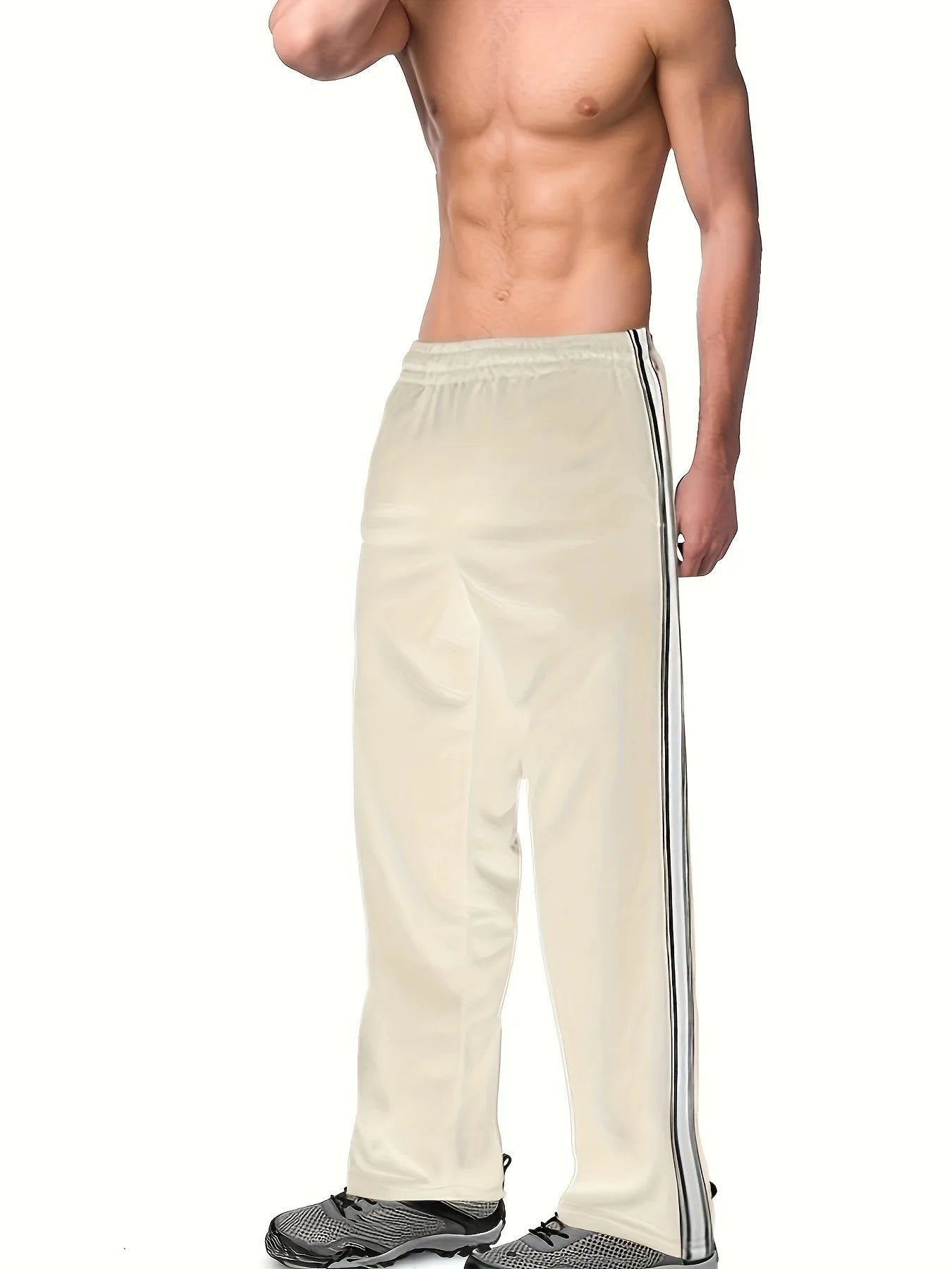 2025 New Summer Men's Casual Sports Pants Gym Workout Joggers Running Trousers for Men Waist Lightweight Quick Dry