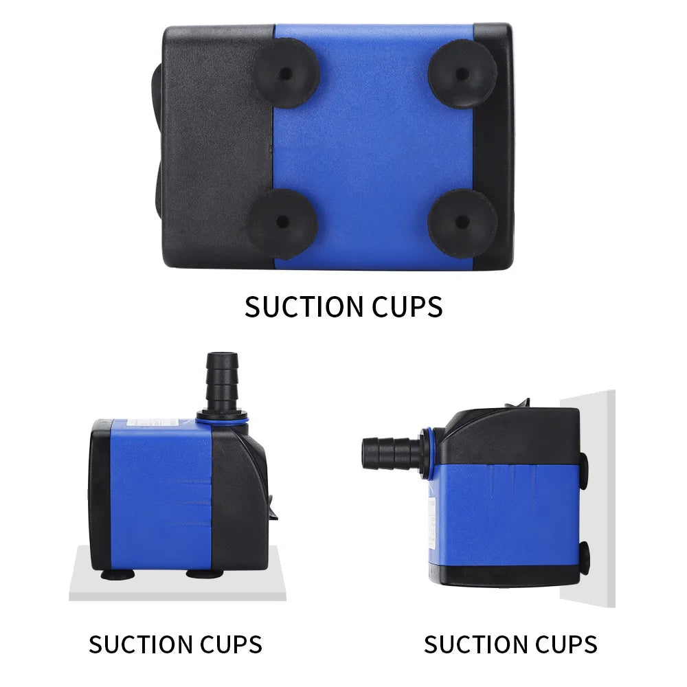 Multifunctional Submersible Pump Silent Small Water Pump Suitable  Aquariums Fish Tanks Rockeries Filtration Cycles Water Pumps