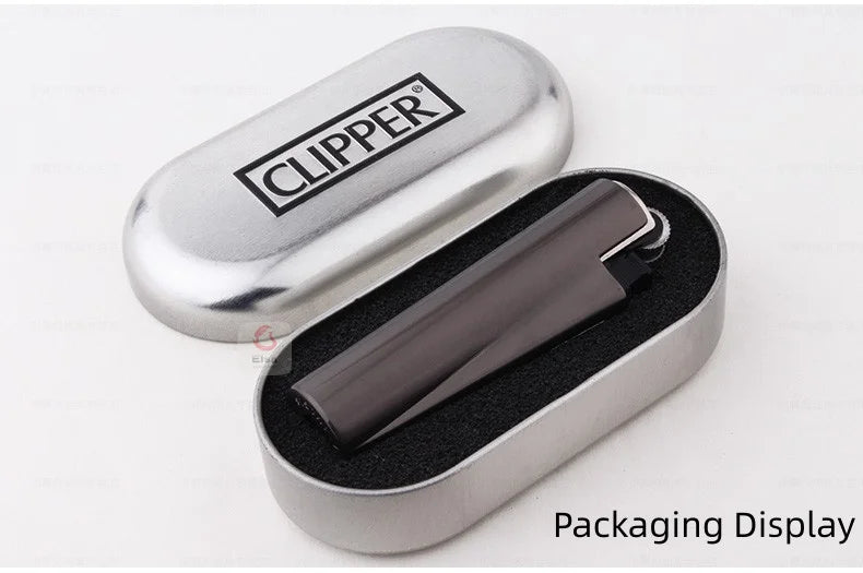 Metal Clipper Lighter Detachable Metal Lighter Environmentally Friendly Inflatable Lighter Grinding Wheel Ignition Tool Men Gift