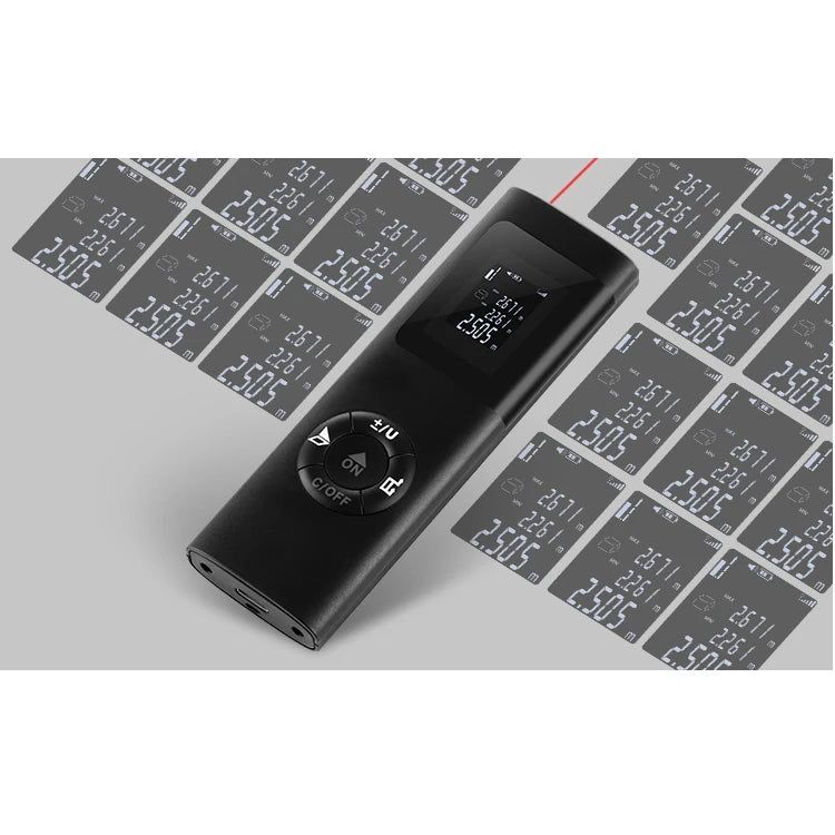 40M Laser Distance Meter Portable Rangefinder USB Charging Laser Trena Measure Tools Digital Rangefinder With Angle Measure