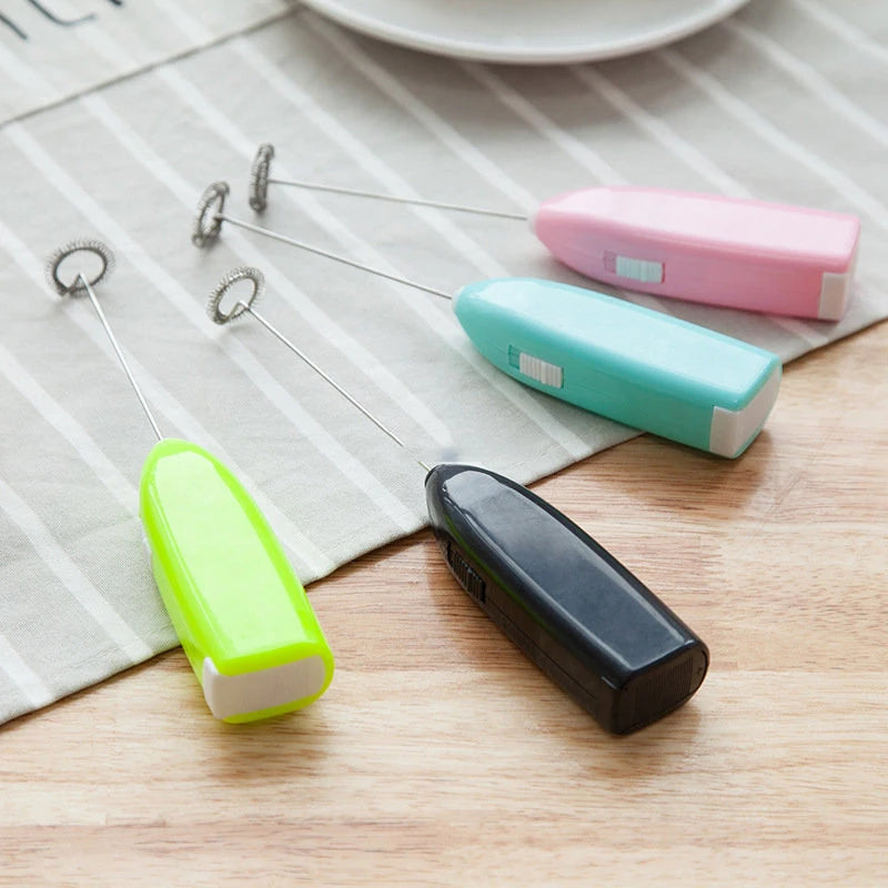 1 PCS Milk Frother Handheld Mixer Foamer Coffee Maker Egg Beater Cappuccino Stirrer Mini Portable Blender Kitchen Whisk Tool