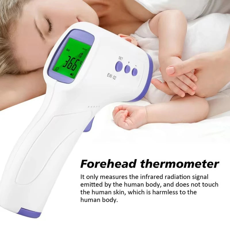 New Digital Thermometer Household Temperature Measurement Medical Non-contact Infrared Laser Temperature Gun Tester-50-500