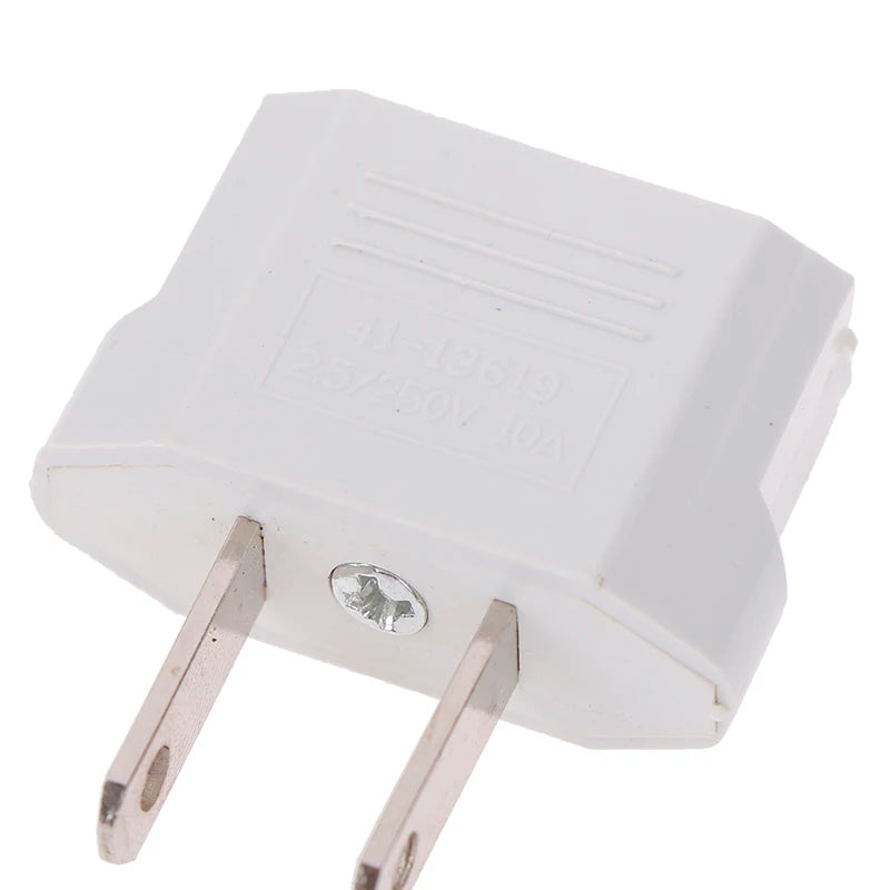 4pcs European Usa Eu To Us Plug Us To Eu Plug Travel Charger Adapter Converter Tool Parts Wholesale