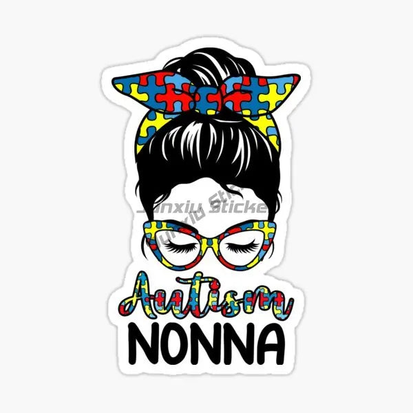 AUTISM Motorcycle Laptop Car RV SUV Wall Car Stickers PVC Vinyl Reflective Stickers Decals