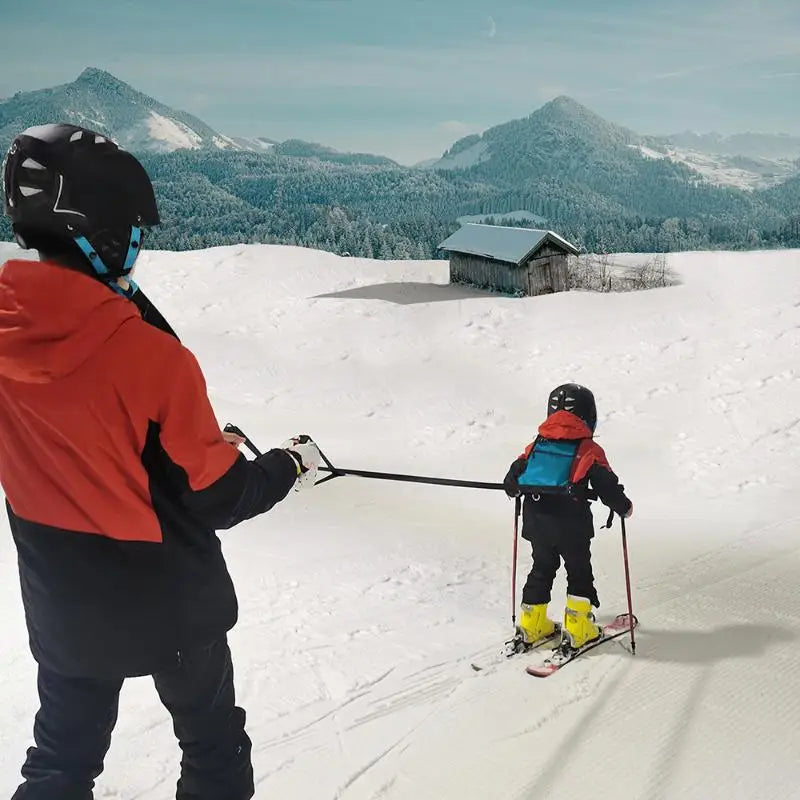 Ski Harness For Kids Child Snowboard Harness With Backpack Adjustable Snowboard Training Belt Children Speed Control Leash