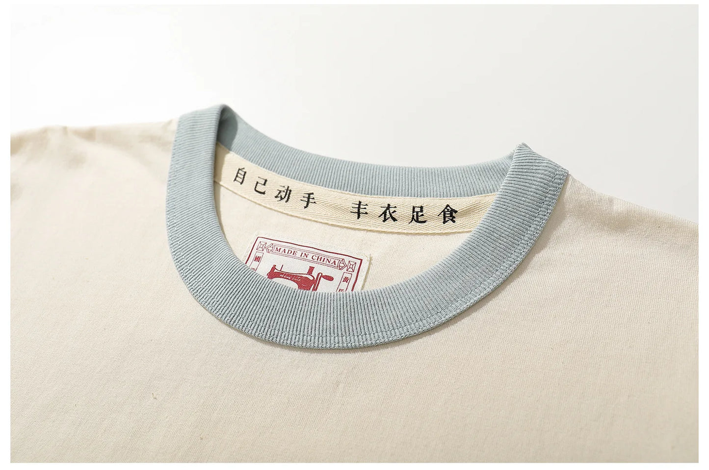 Summer New Couple Beach Tops  Fashion Casual Stitching Color Collar Tee Short Sleeve of Unisex Cotton Comfortable O-Neck T-shirt