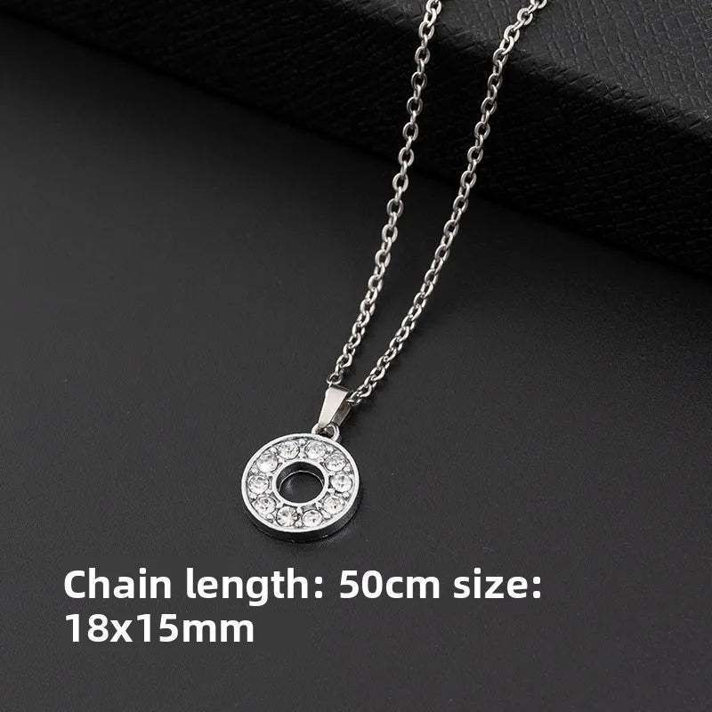 26-Letter Necklace Pendant Alphabet Jewelry Necklace Fashion Decorative Necklace