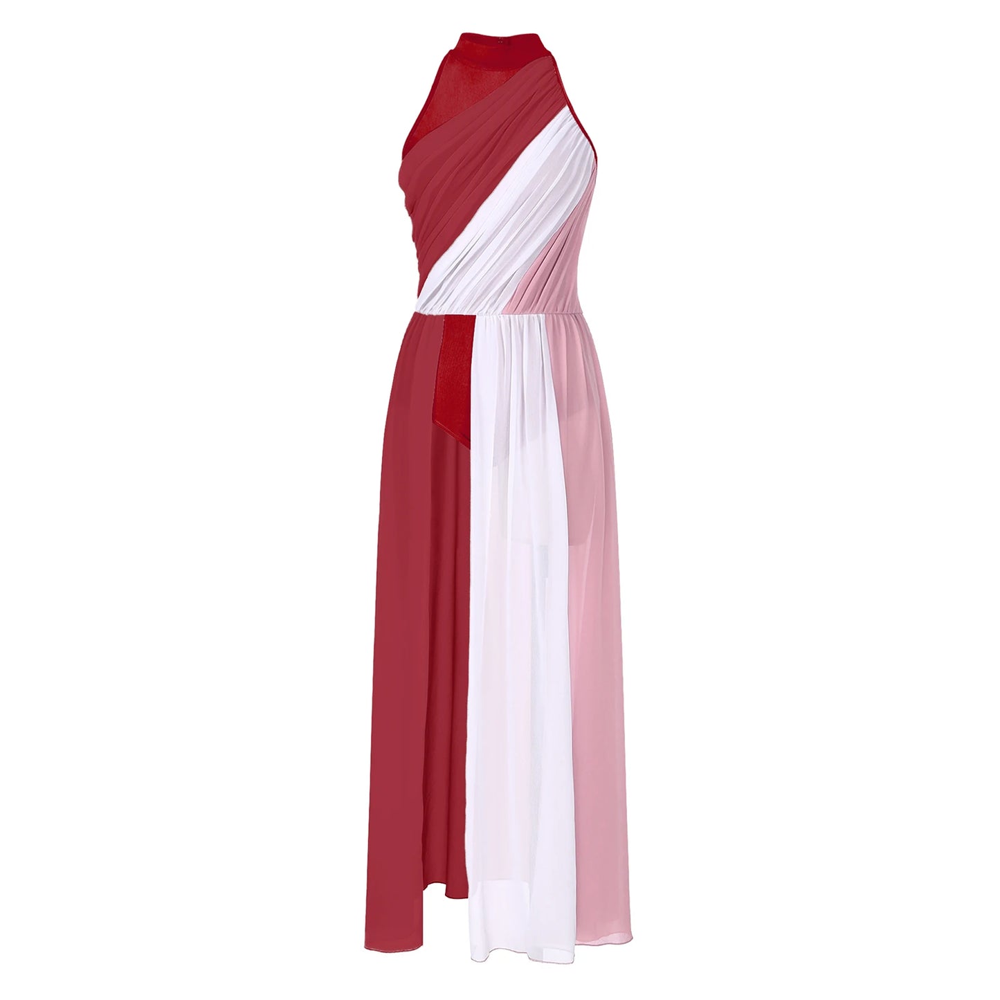 Adults Liturgical Praise Dance Dress Women Lyrical Performance Costume Modern Contemporary Dress Celebration of Spirit Dancewear