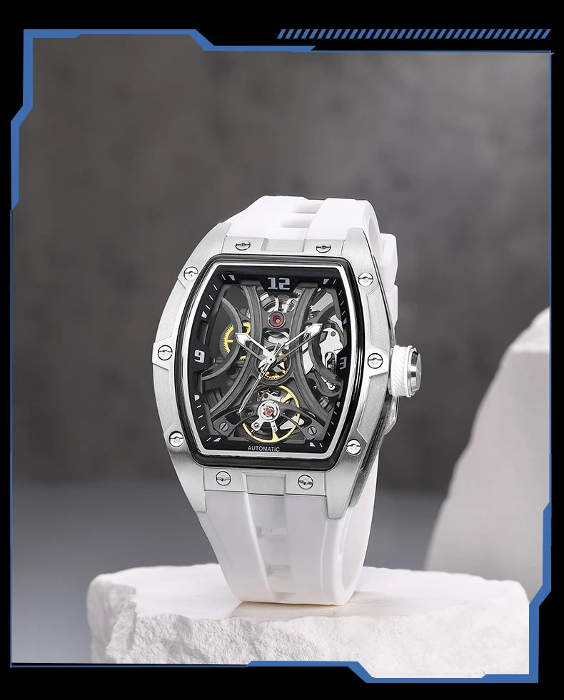 MEGIR Men Mechanical Watch Top Brand Luxury Automatic Watch Business Waterproof Luminous Watch for Men