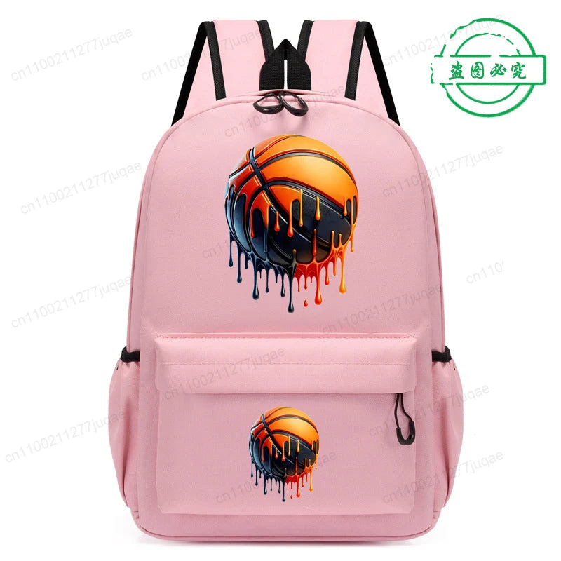 Basketball Printed Children School Bag Fashion Boy Girl Backpack Kids Kindergarten School Backpacks Cute Cartoon Bookbag Bags