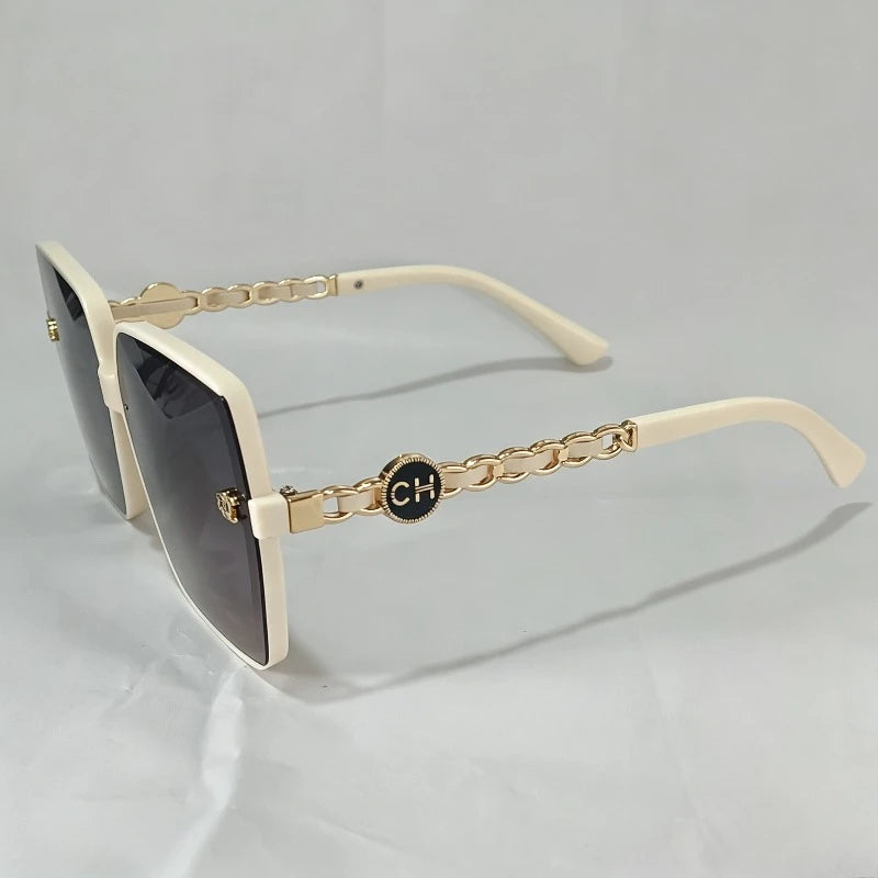 Fashion New Shades Sunglasses for Women Polarized Large Frame Square Retro Sun Glasses Gradient Ladies Sunglass for Men UV400