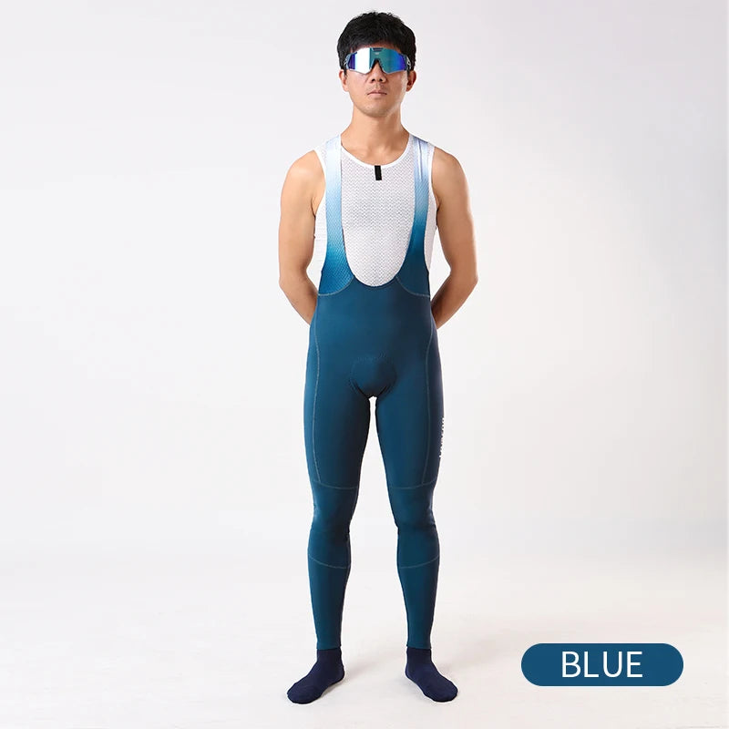 Cycling Pants Padded Man Winter Warm Fleece Bicycle Pant Leggings for Men Bike Riding Trousers Tights Clothing for 5-15 degrees