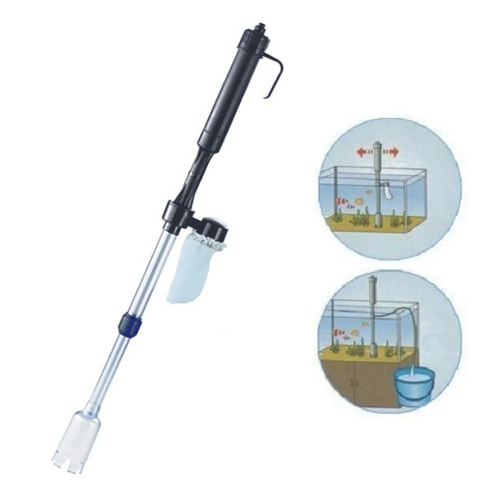 Aquarium Electric Cleaning Vacuum Water Filter Siphon Vacuum Cleaner Fish Tank Water Changer Gravel Cleaner Pump Water Filters