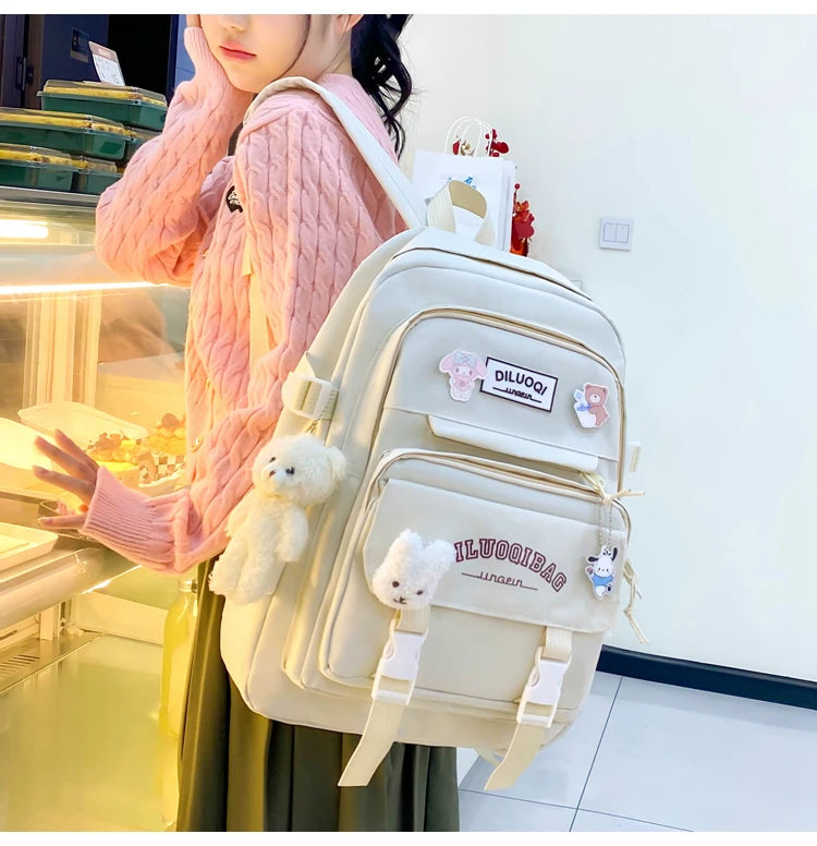 Backpacks Tuition Bag Pencil Case Crossbody Bag High Capacity School Bags 2024 Hot Sale for Girls and Boys Mochilas Escolares
