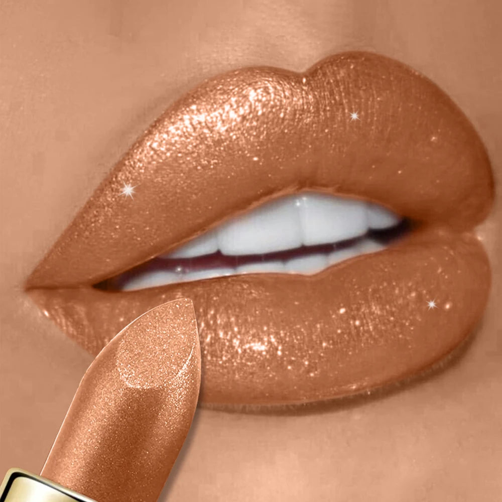 Glitter Lipstick,Sparkling Lip Gloss Lip Balm,Starry Shimmer,Moisturizing Lip Balm,Long-Lasting Lip Makeup Music Festival