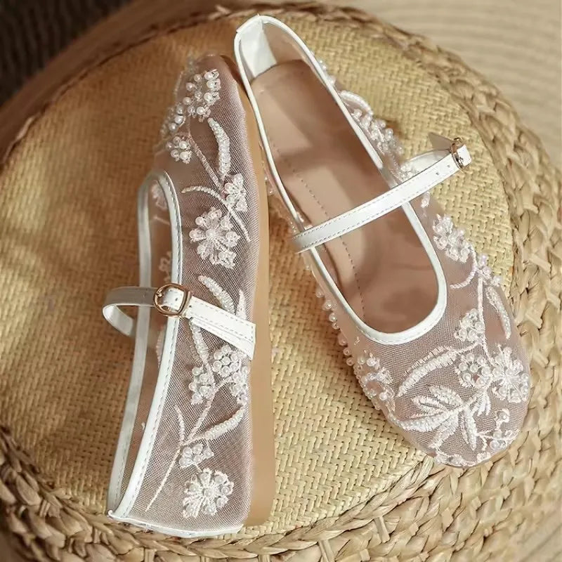Spring Autumn Round Toe Flat Heels Women Fashion Concise Casual Party Dress Shoes Zapatos De Mujer