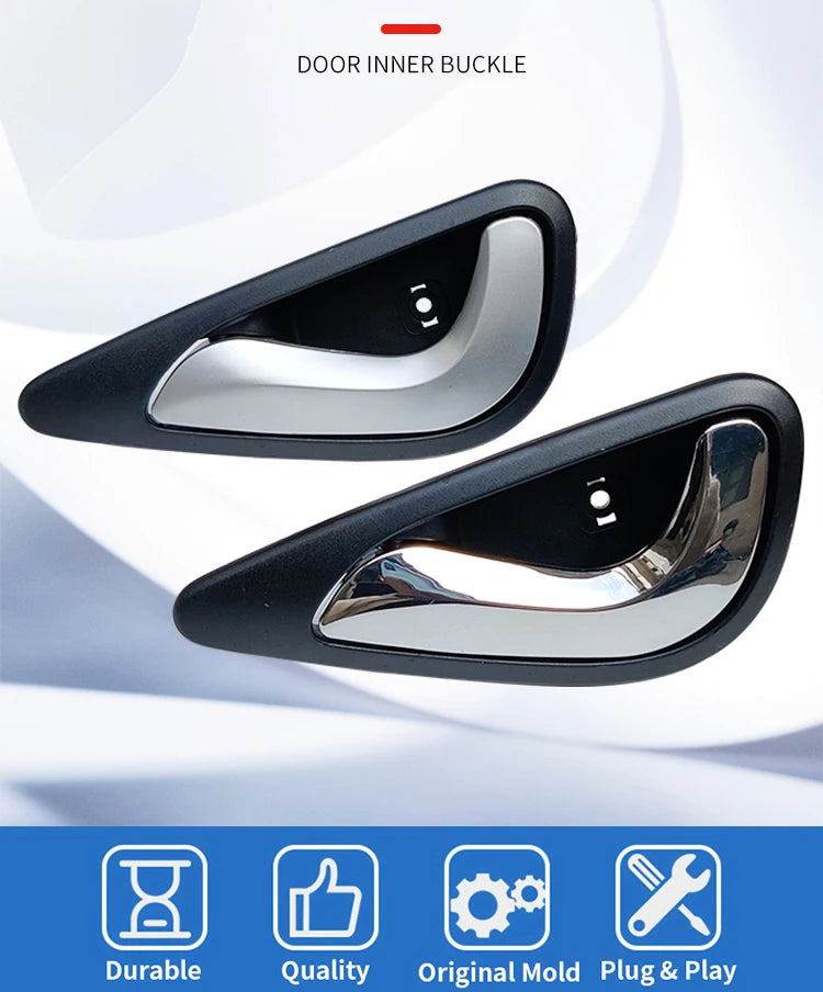 Car Interior Door Handle Open Door Control Left Right Front Rear for JAC J6 6105150U2010 6105160U2010 Spare Parts