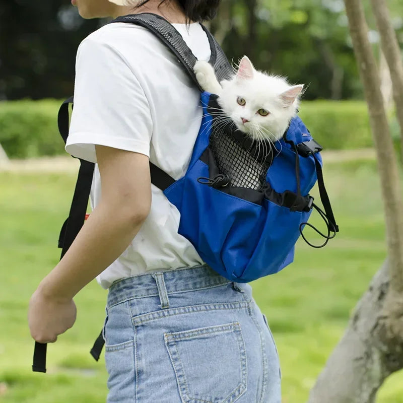 Pet Backpack Breathable Washable Shopping Backpacks Portable Durable Dog Carriers Bags Adjustable Design Pets Products