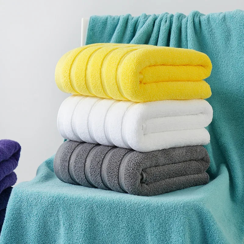 High Quality Pure Cotton Bath Towel, BeachTowel Thickening Bath Towel Soft Comfortable Fast Dry Bathroom Towel 50*100cm