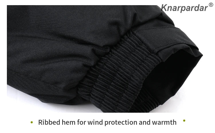 Winter Black Jacket High Visibility Warm Jacket for Men With Customized Logo Waterproof Jacket Reflective Parka Jacket Workwear