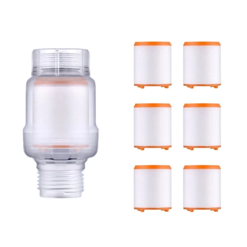 Purifier Output Kitchen Faucet Filter With 6 Filter Element Universal Water Heater Purification Fittings Shower Filter Household