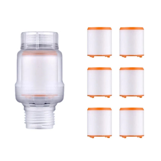 Purifier Output Kitchen Faucet Filter With 6 Filter Element Universal Water Heater Purification Fittings Shower Filter Household