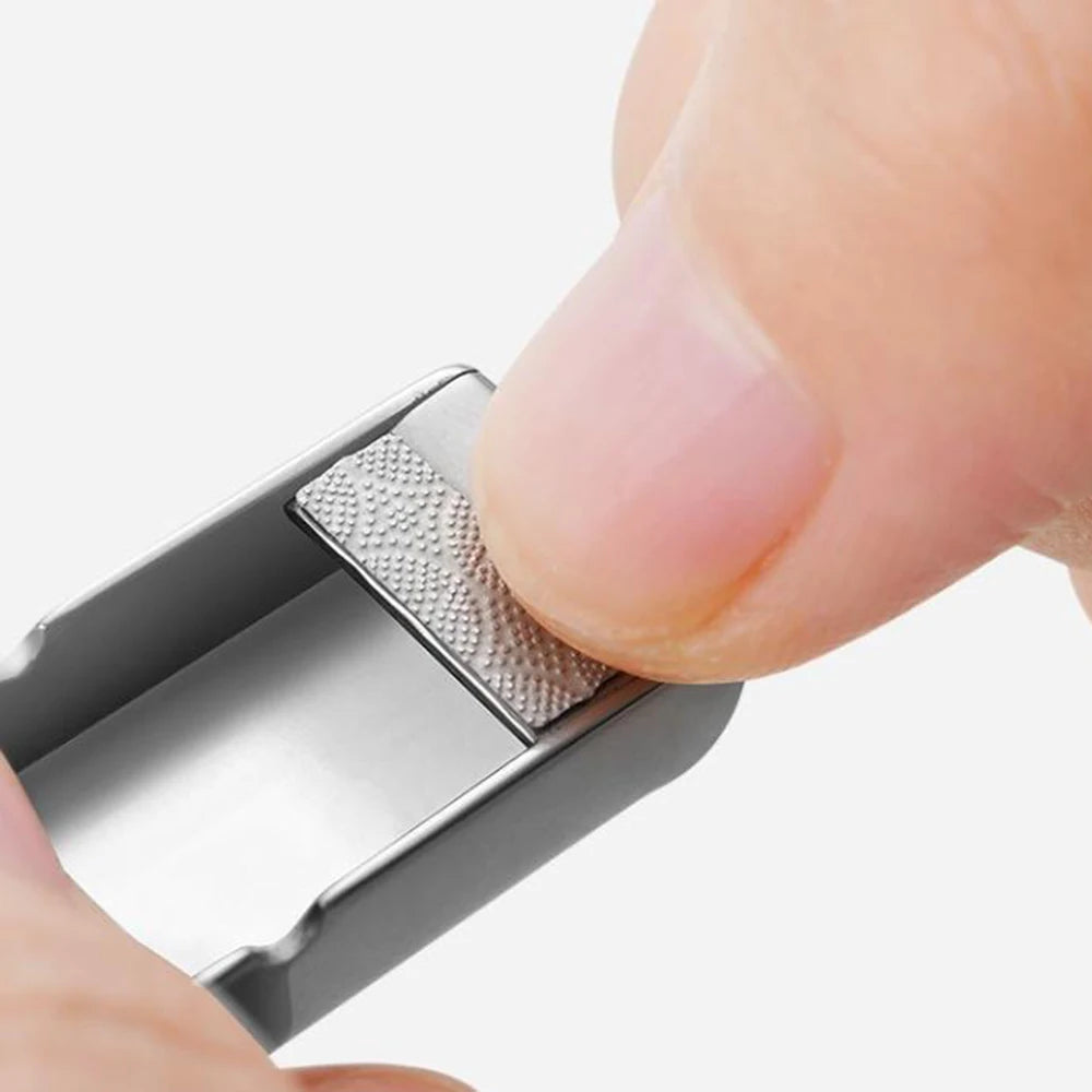 Nail Clipper 2023 New Folding Durable Pocket Second Generation Germany Deformation Cute Stainless Steel Magnetic Absorption Nano
