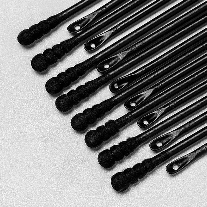 100/50Pcs Blackhead Remover Swabs Disposable Double-Headed Spiral Cotton Swab Individually Packaged Ear Picks Health Beauty Tool