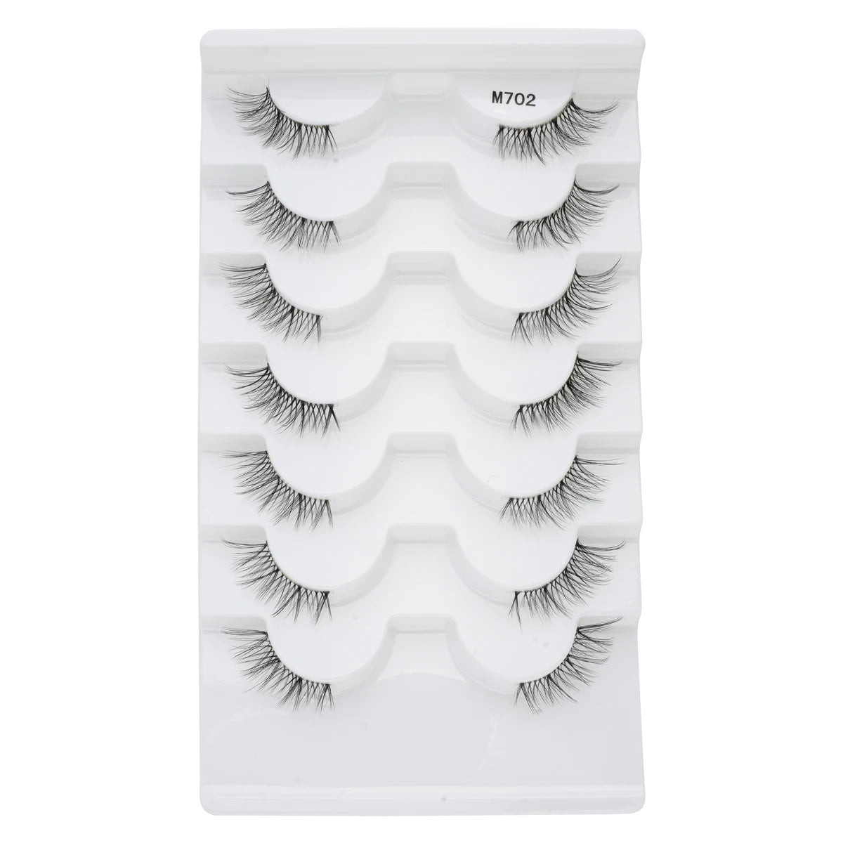 YSDO 3/7/10 Pair Half Eye Lashes Soft Natural Fake Lashes Look Short Wispy Clear Band Fox Eye Lash Faux 3d Mink Eyelashes Makeup