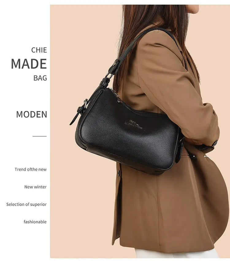 Women's Bags Vintage Genuine High quality PU Women's handbags Casual Ladies' Tote Bags, Soft and Large capacity Handbags wallet