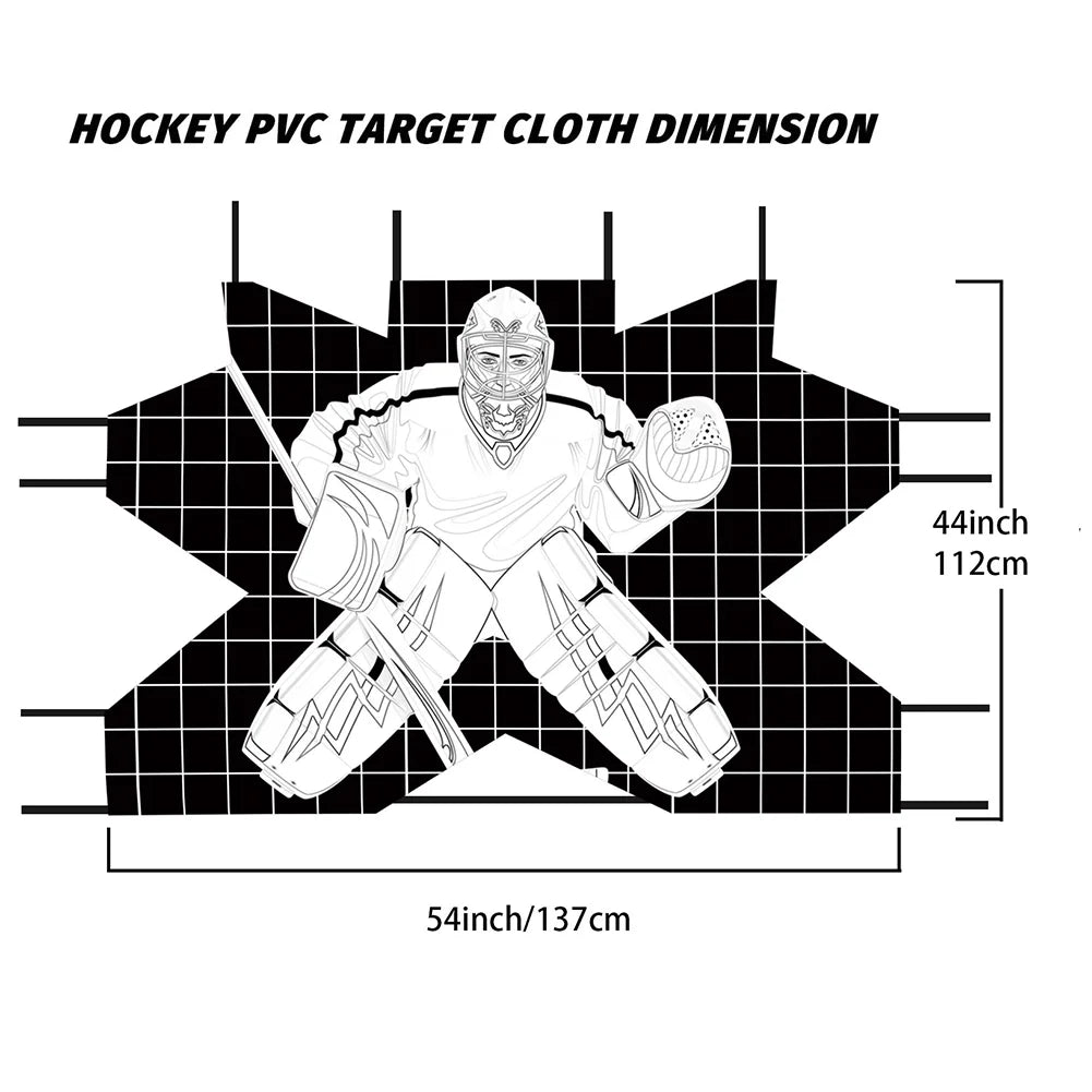 Hockey Goalie Shooting Target Street Hockey Net Goalie Target Hockey Goal Practice Target for Practicing Shooting Accuracy