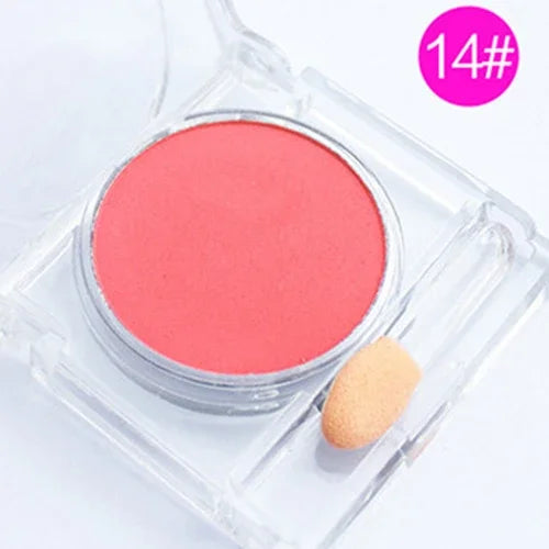Monochrome blush Matte Natural Cheek Color Brightening Face Waterproof Facial Contouring Makeup Blush Powder Soft Makeup