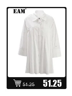 [EAM] Women Black Mesh Irregular Fish Spliced Big Size Blazer New Lapel Long Sleeve Jacket Fashion Spring Autumn 2026 CPG2902