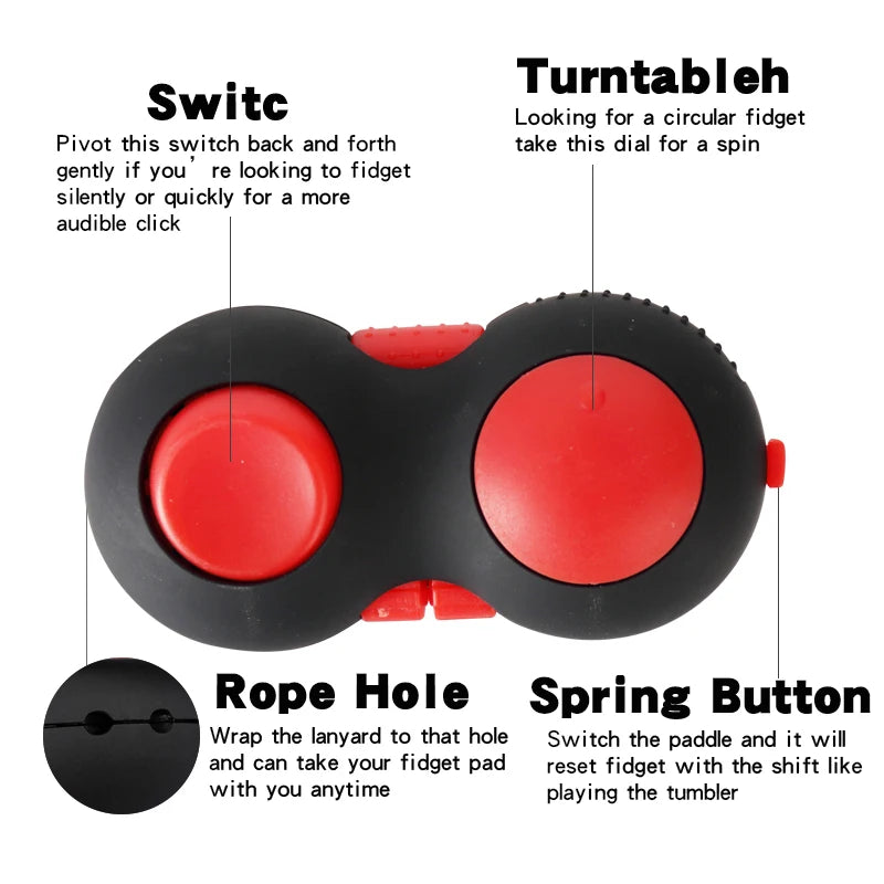 Handle Stress Reliever Novelty Autism Toy Funny Decompression Handles Educational Anxiety Therapy Novel Finger Sports Toys