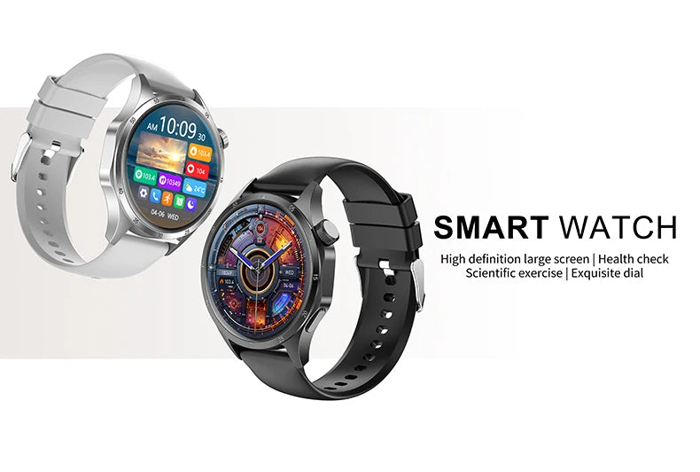 2025 New Men GPS Smart Watch 360 * 360 AMOLED Screen Bluetooth Call NFC Heart Rate Monitoring IP68 Waterproof SmartWatch for Men