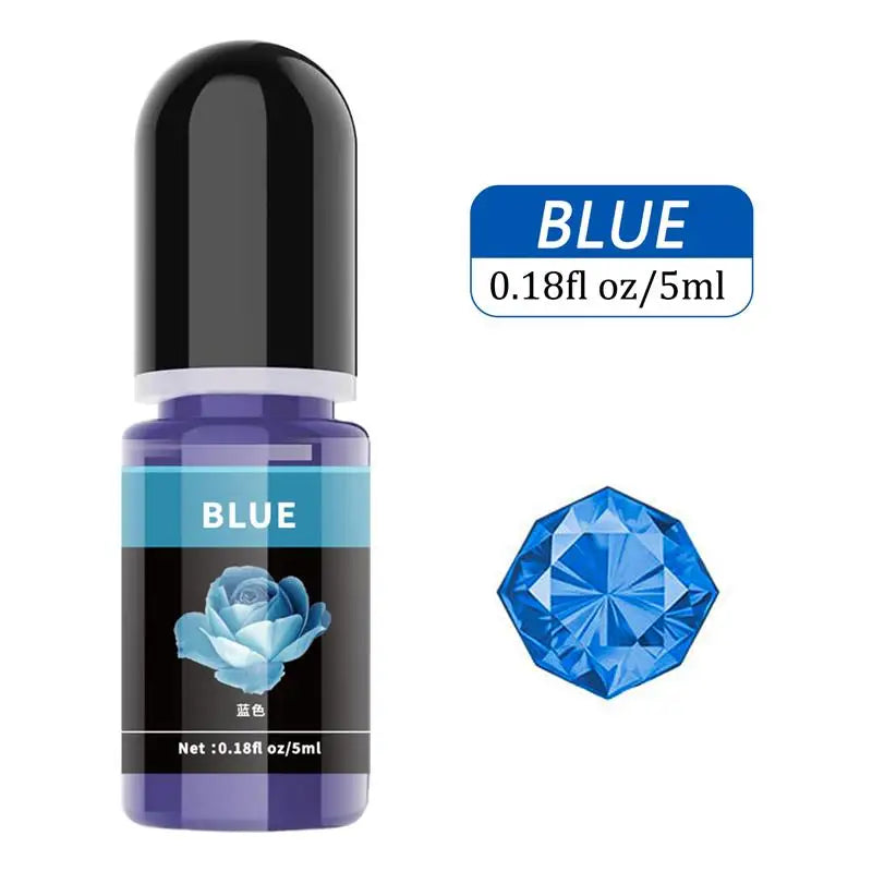 Epoxy Resin Pigment 5ml Liquid Epoxy UV Resin Dye Transparent Colorant For UV Resin AB Glue Coloring DIY Resin Art Jewelry Makin