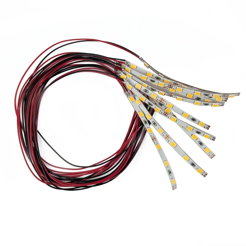 LED Light Strip Self-adhesive Part Warm/White AC/DC Accessories Building Flexible For Railway Layout Lamps Model