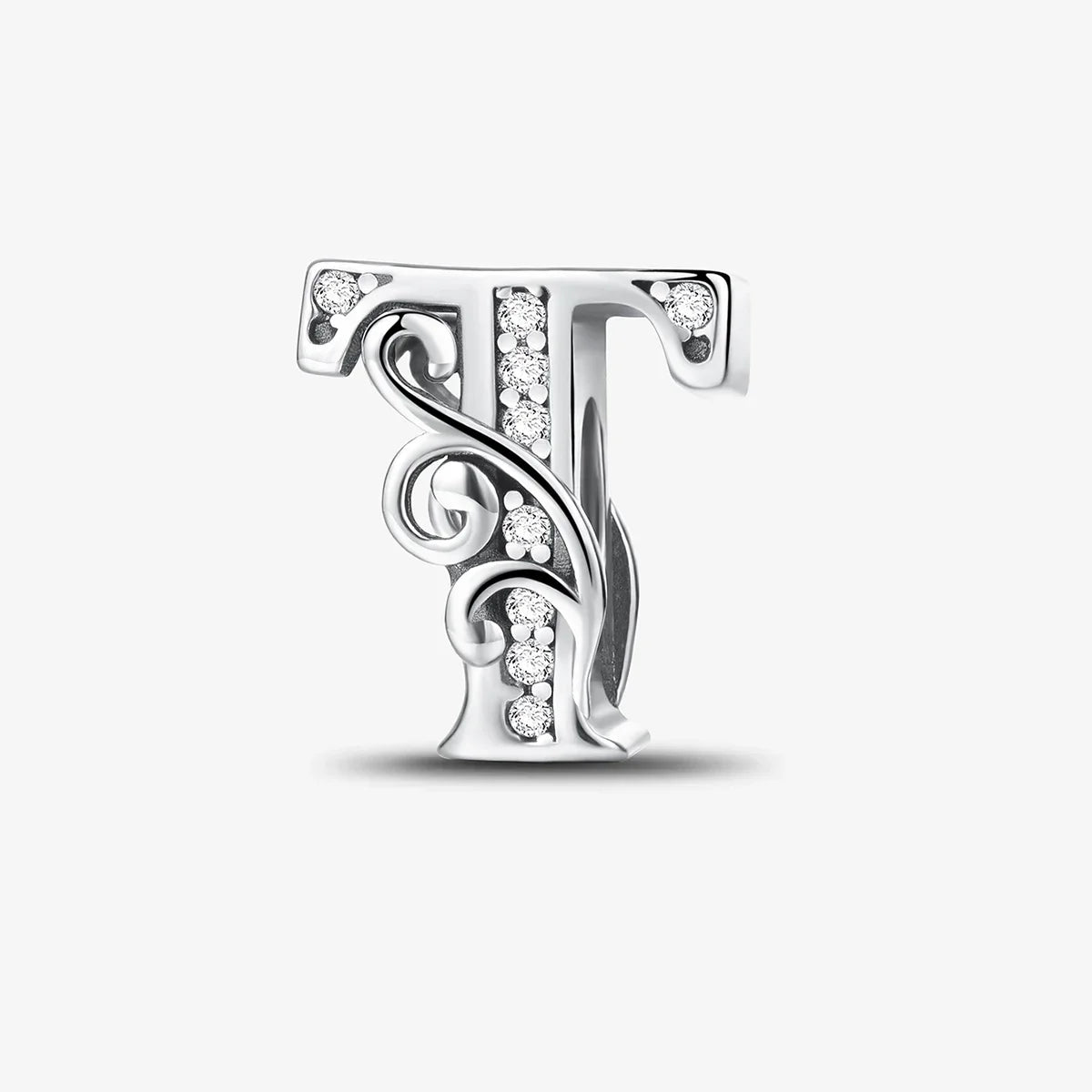 925 Sterling Silver English Letter Charms Beads Fit Original Pan DIY Bracelets Making Gift Of High Quality Fine Jewelry