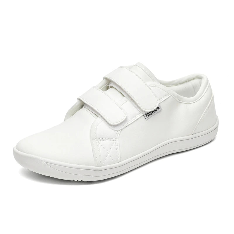 Mens/Women Barefoot Walking Shoes Wide Toe Zero Drop Minimalist Shoes Leather Comfortable Casual Shoes for Gym Driving Office