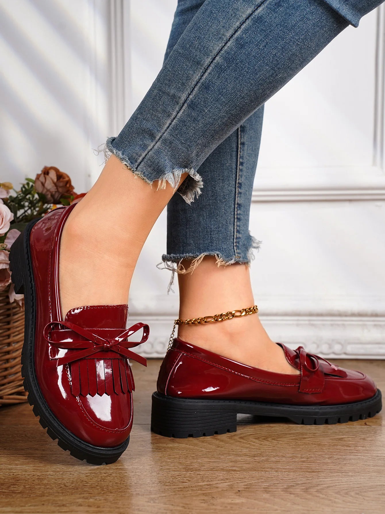 Comemore Women Flat Oxford Shoes Soft Leather Sneakers Low Medium Heeels Pumps Slip on Loafers Summer Footwear for Woman Zapatos