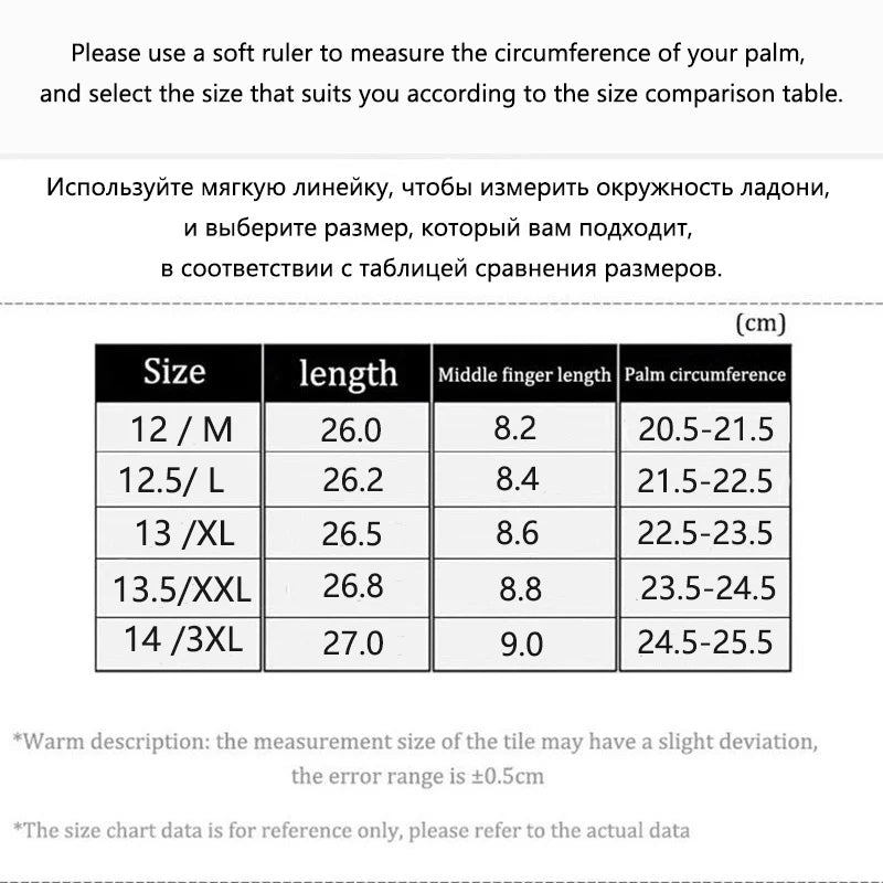 Winter Thick Sheepskin Fur Lining Warm Goatskin Gloves Men's Deerskin Pattern Leather Sheep Shearing Cold-Proof Finger Gloves