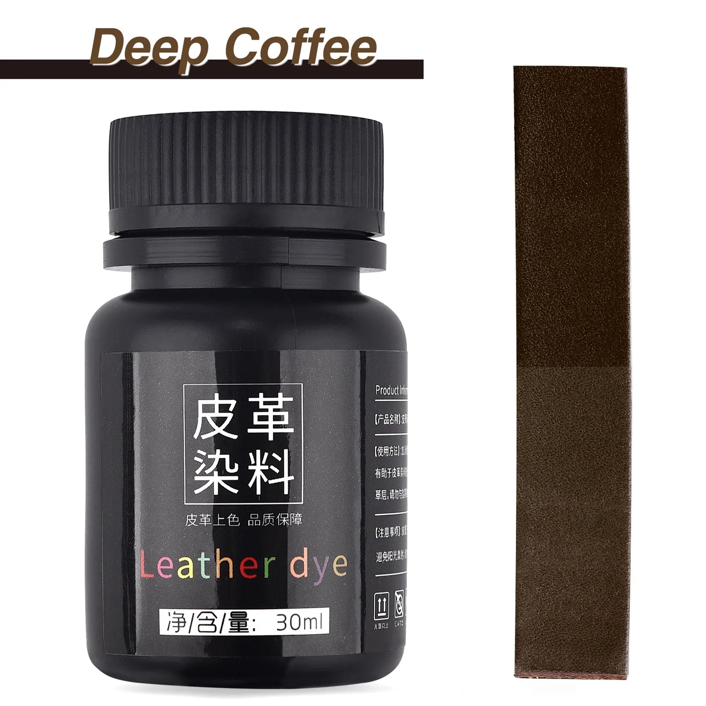 30ml Leather Dye Color Paint Handmade Leather Goods Carving Material Color Changing Dye Adjustable Diluted Alcohol Leather Dye