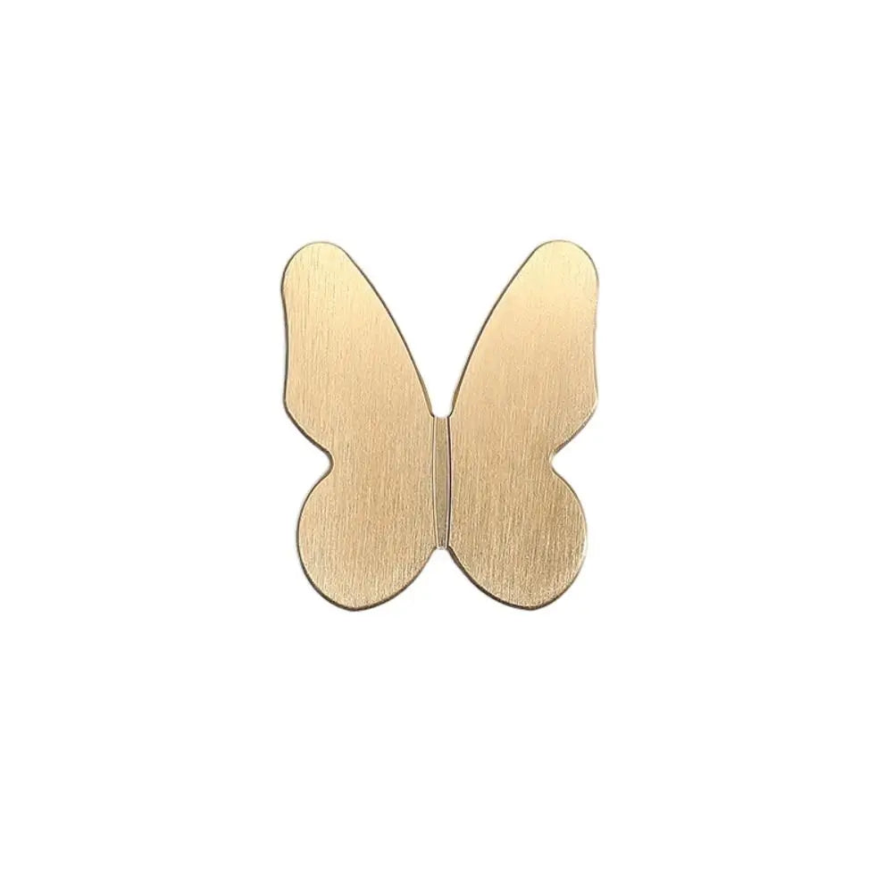 Furniture Hardware Butterfly Shape Door Pulls Wardrobe Pulls Single Hole Drawer Knobs Cabinet Drawer Zinc Alloy