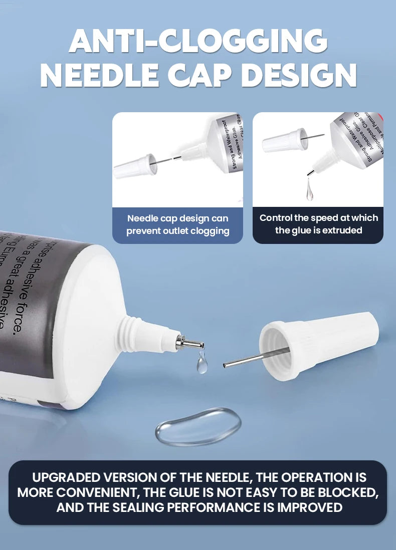 Epoxy resin super strong adhesive, fabric adhesive has strong plasticity, colorless, transparent, odorless, and washable