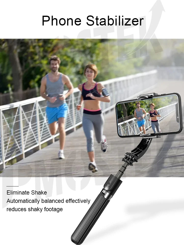 Gimbal Stabilizer For iPhone Android Cell Mobile Phone Cellphone Smartphone Action Camera Handle Grip Selfie Stick Video Tripod