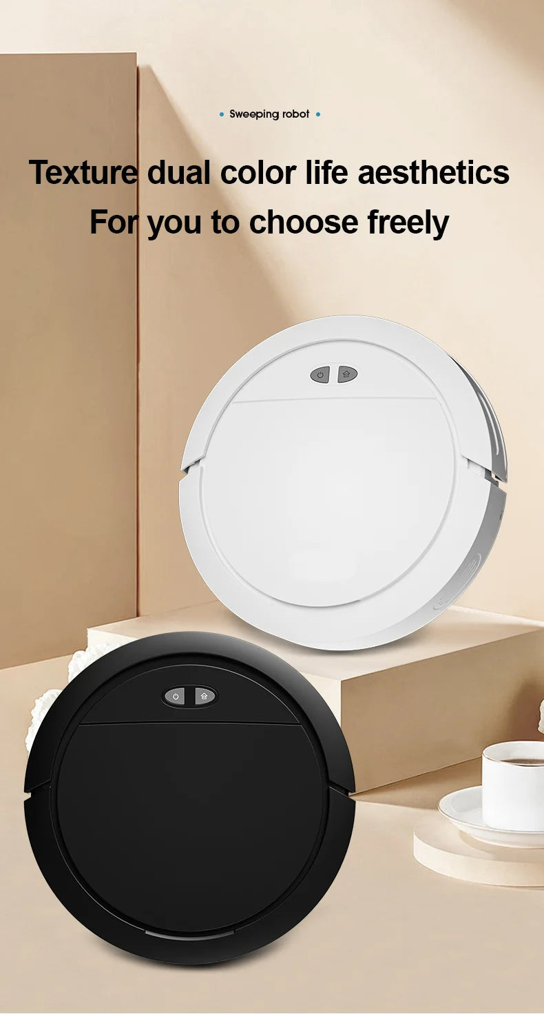 Robot Vacuum Cleaner, Fully Automatic Sweeping, Suction and Mopping Machine, Intelligent Three in One Lazy Vacuum Cleaner