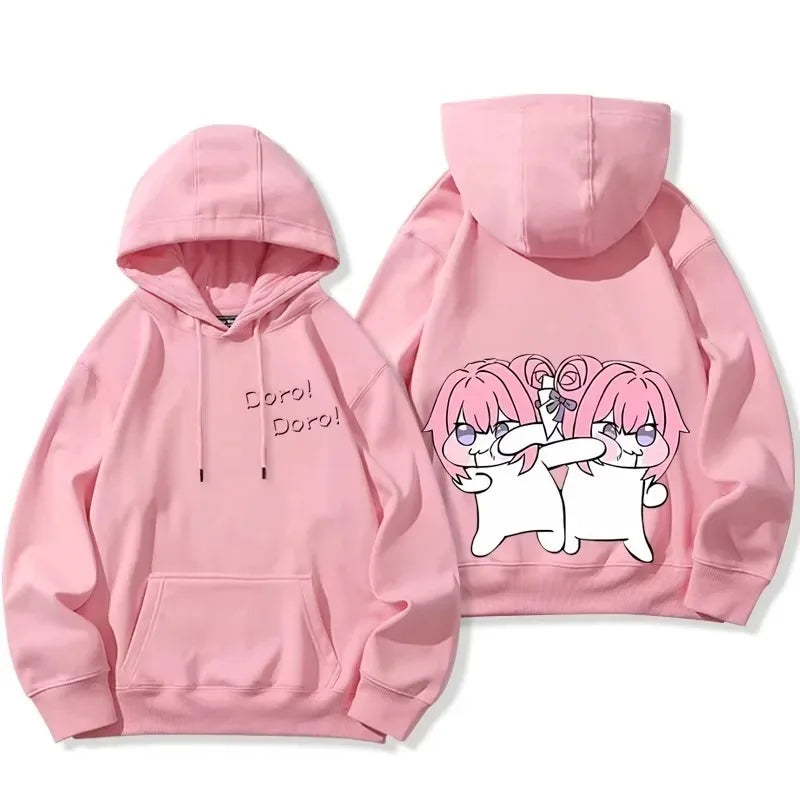 Doro Character Funny Sweatshirts hoodies Unisex Oversized Fleece warm Casual Print high quality hot product Couples Comfortable