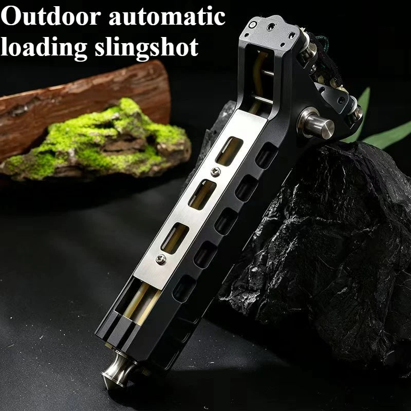 2026 New Outdoor Automatic Loading Slingshot for Adult Shooting Competition Powerful and High-precision Slingshot